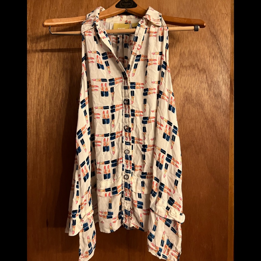 Maeve Lipstick Top Size 8